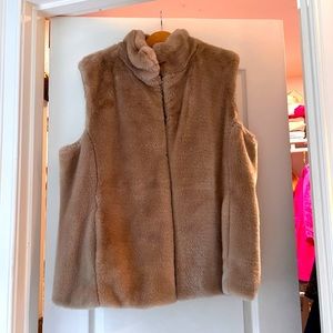 Ann Taylor fur vest